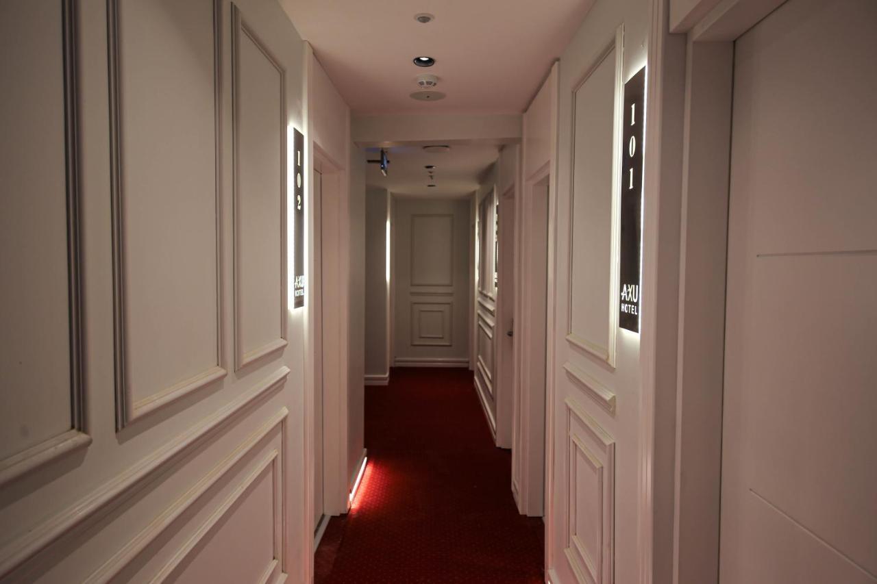 Axu Airport Hotel Arnavutkoy المظهر الخارجي الصورة A corridor at the hotel