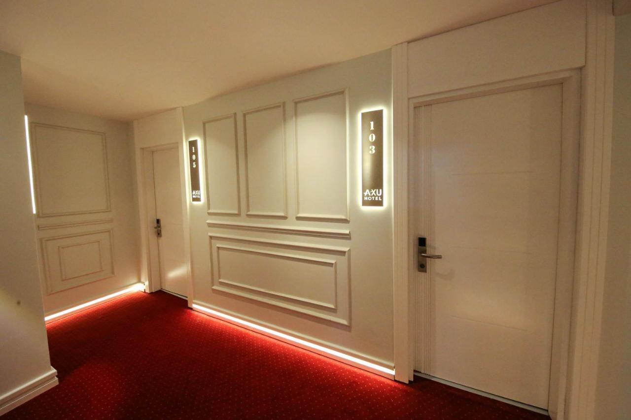 Axu Airport Hotel Arnavutkoy المظهر الخارجي الصورة A corridor at the hotel