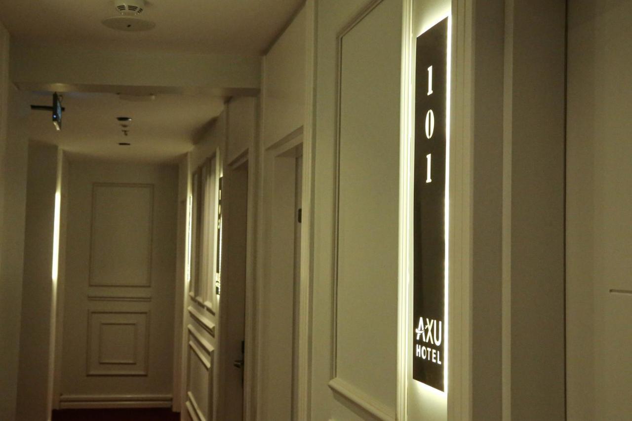 Axu Airport Hotel Arnavutkoy المظهر الخارجي الصورة A corridor at the hotel